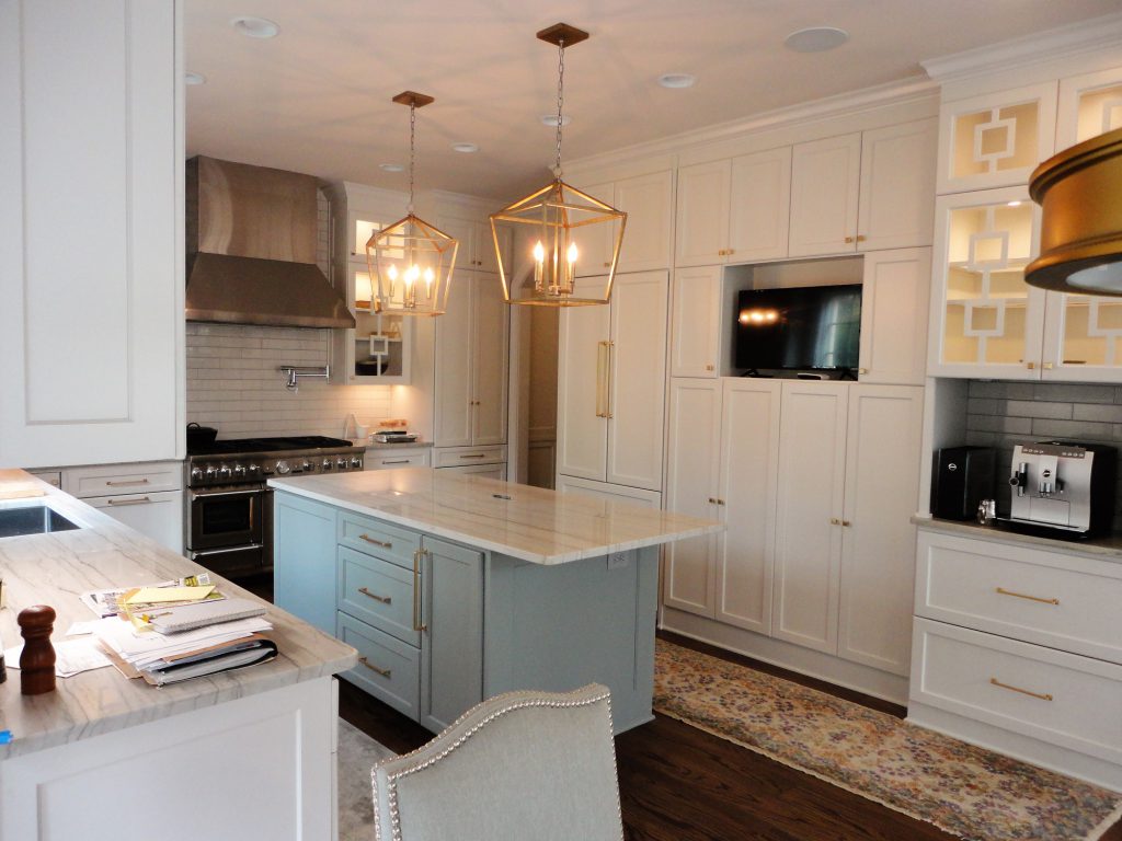 Cabinetry with integrated appliances