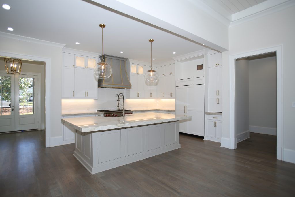 a remodeled kitchen with premium options