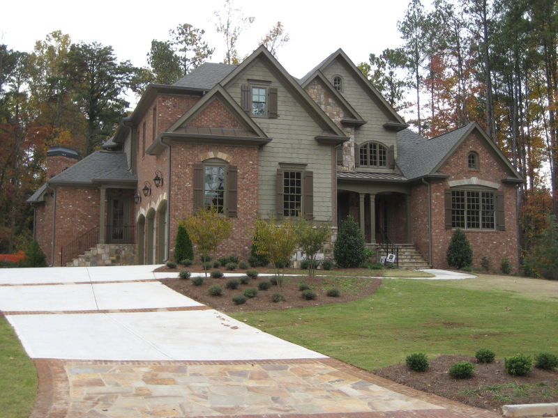 A new home with exterior features in Georgia