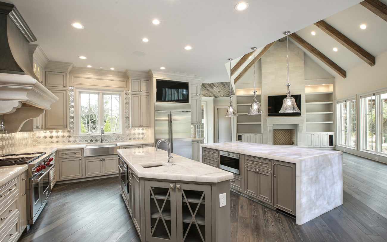 A remodeled kitchen in metro Atlanta